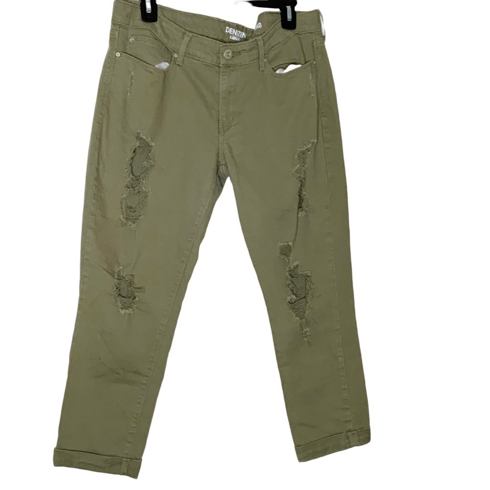 𝅺LEVI’S denizen green distressed pants. Size 32 - Picture 4 of 6